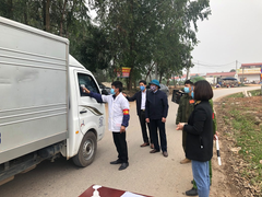 Lập 8 chốt kiểm tra thân nhiệt vùng ‘tâm dịch’ virus corona tại Vĩnh Phúc